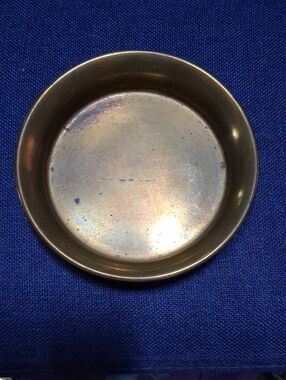 Brass Accent Trinket Dish - Classic Brass Finish